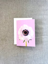 Blank Card, White Anemone