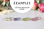 Design Your Own Navette Studs
